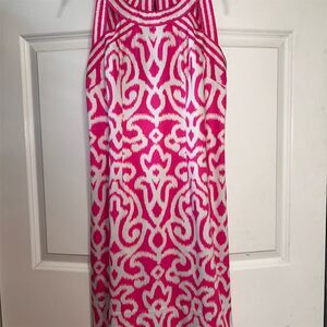 Gretchen Scott Pink Arabesque Dress Size S Knee Length